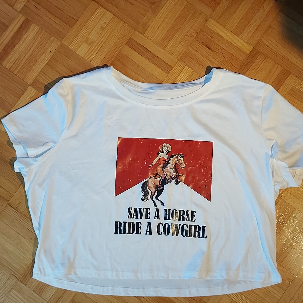 Save A Horse Cropped Top